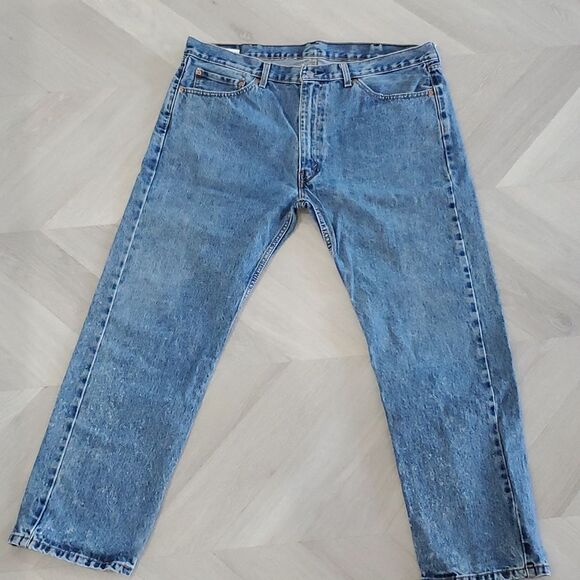 Levi's Mens 505 Straight Leg Jeans Size 40/30 - Picture 1 of 7